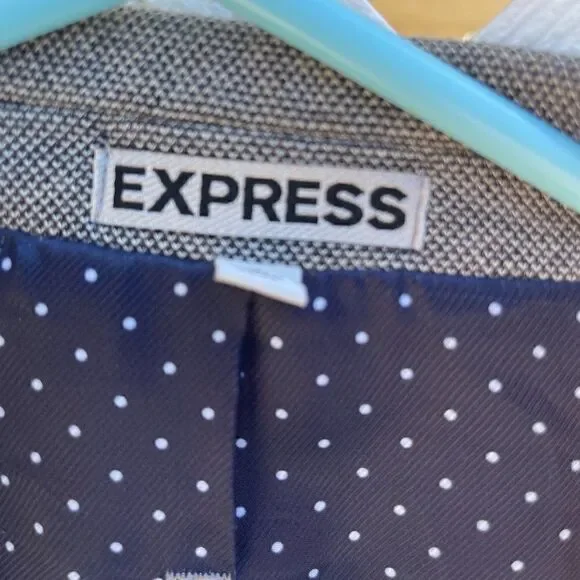 Express: Man's Blazer -Gray/Black